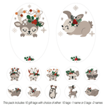 GIFT TAGS-BOHO CHRISTMAS