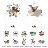GIFT TAGS-BOHO CHRISTMAS