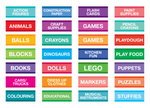 TOY BIN LABELS