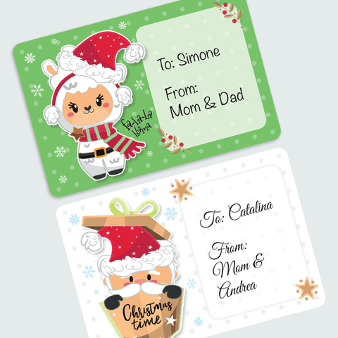 GIFT TAGS-SANTA'S LITTLE HELPER