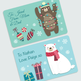 GIFT TAGS-WINTER WONDERLAND (REC)