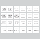 SPICE JAR LABELS